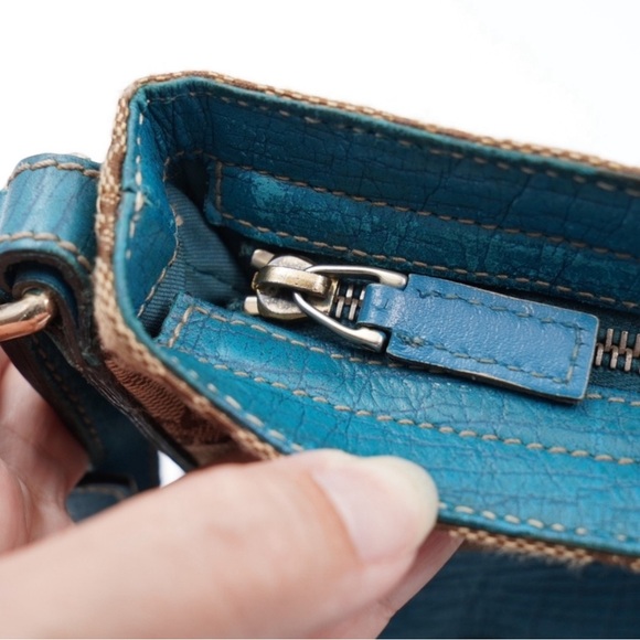 Gucci Blue Horse bit  crossbody bag - Picture 6 of 15
